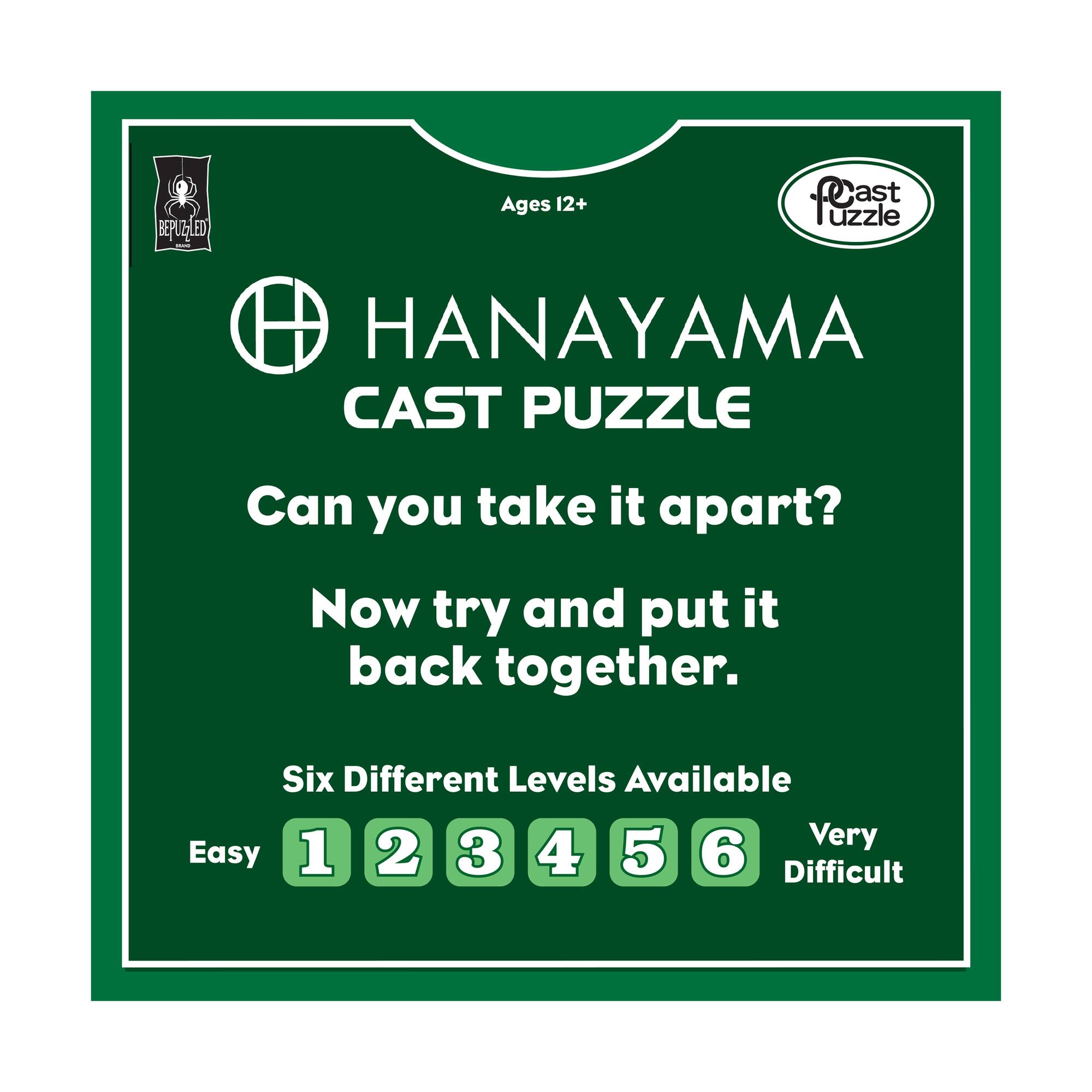 Hanayama Level 3 Cast Puzzle - Hex